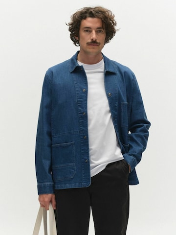 GABBA Übergangsjacken  ' GABbeta Denim ' in Blau: Vorderseite