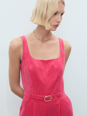 MANGO Jumpsuit 'Lionela' in Pink