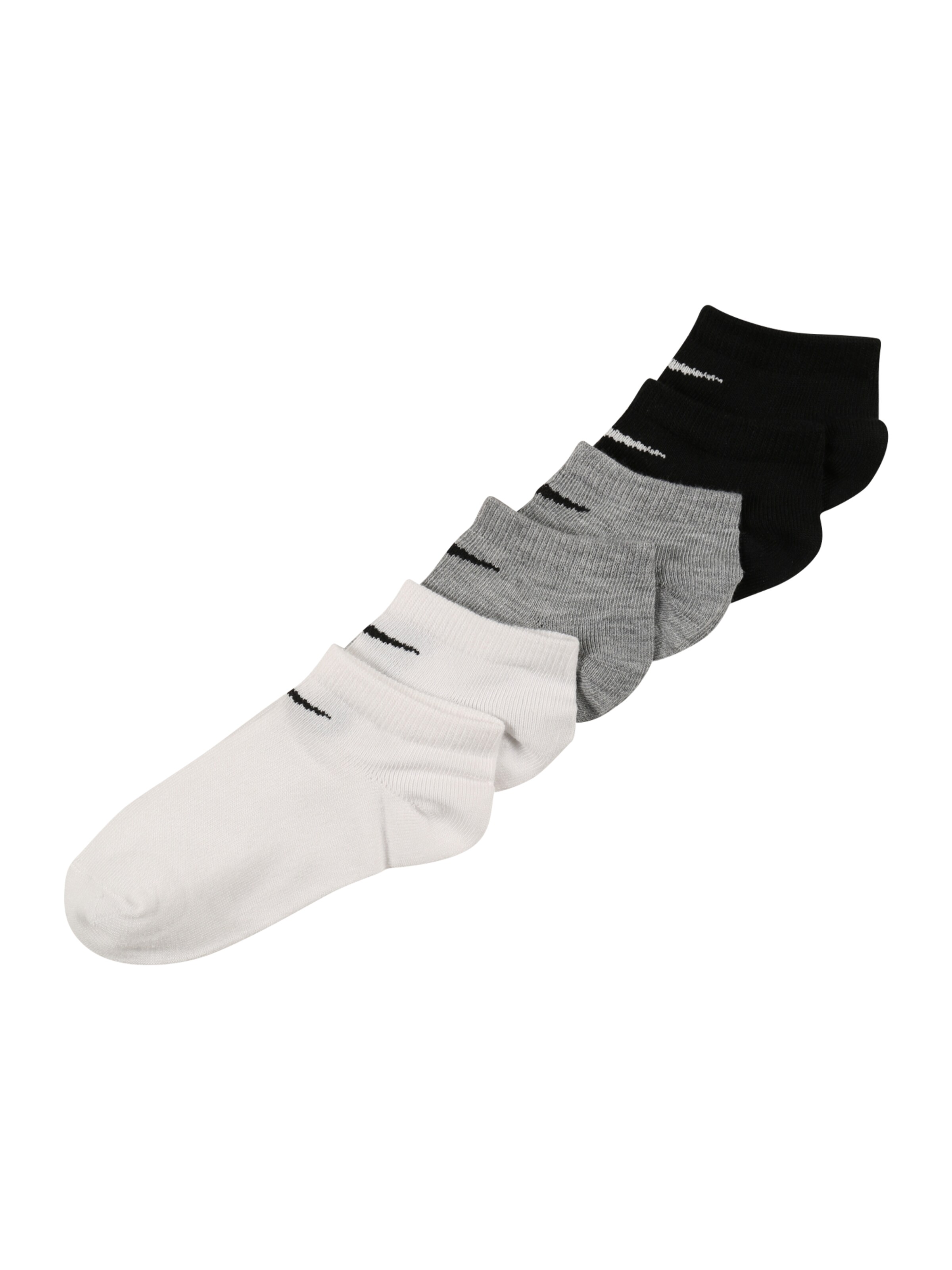 NIKE Спортни чорапи в сиво: отпред