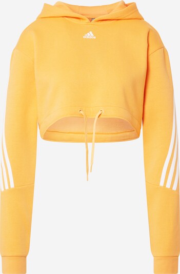 ADIDAS PERFORMANCE Sweat de sport en jaune d'or / blanc, Vue avec produit