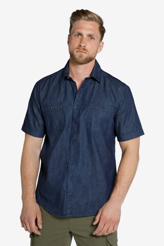 Coupe regular Chemise STHUGE en bleu