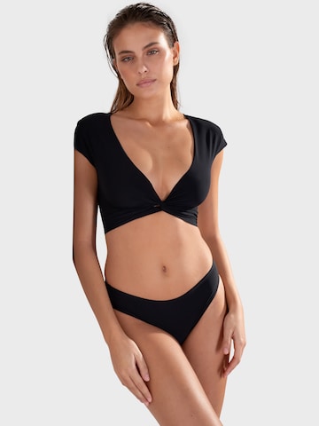 PAIN de SUCREBustier Bikini gornji dio 'Tako' - crna boja