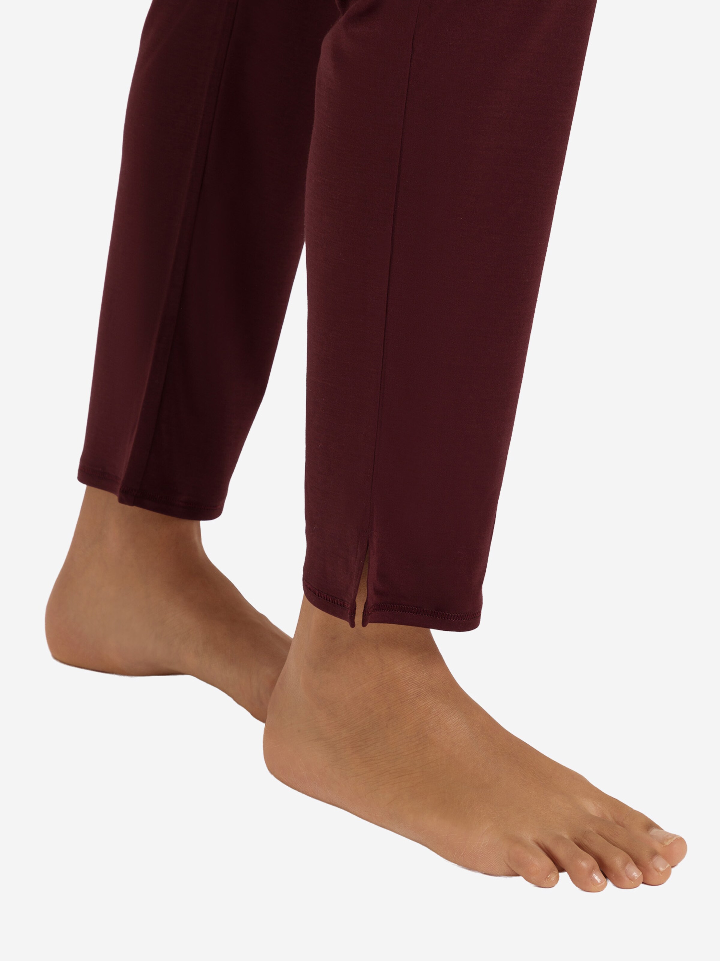 Hanro Pajama pants ' Grand Central ' in Brown