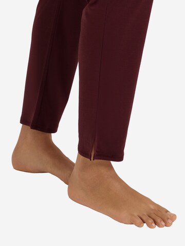 Hanro Pyjamabroek 'Grand Central' in Rood