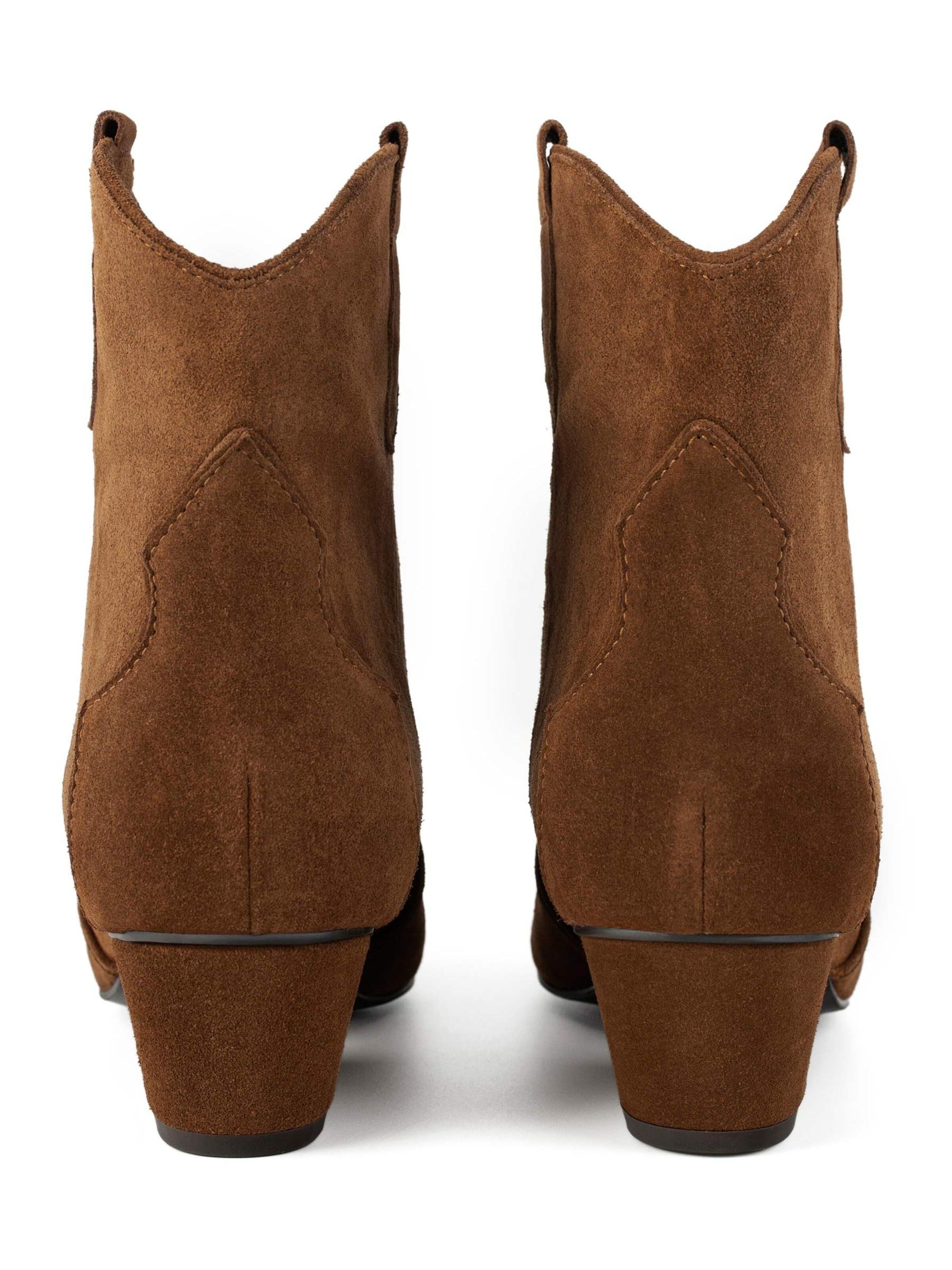 L37 HANDMADE SHOES - Botas de cowboy 'STARRY PATH' em castanho