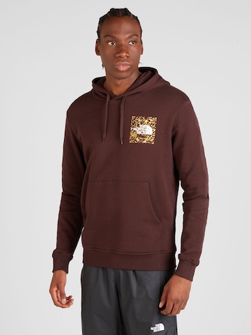 THE NORTH FACE Sweatshirt 'FINE' in Brown: front