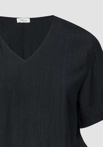 s.Oliver Bluse in Schwarz