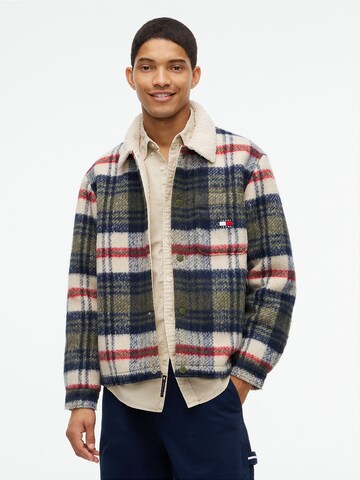 Tommy Jeans Between-season jacket in Beige: front