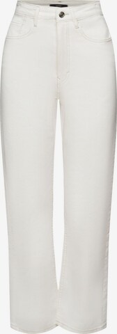 ESPRIT Loosefit Jeans in Wit: voorkant