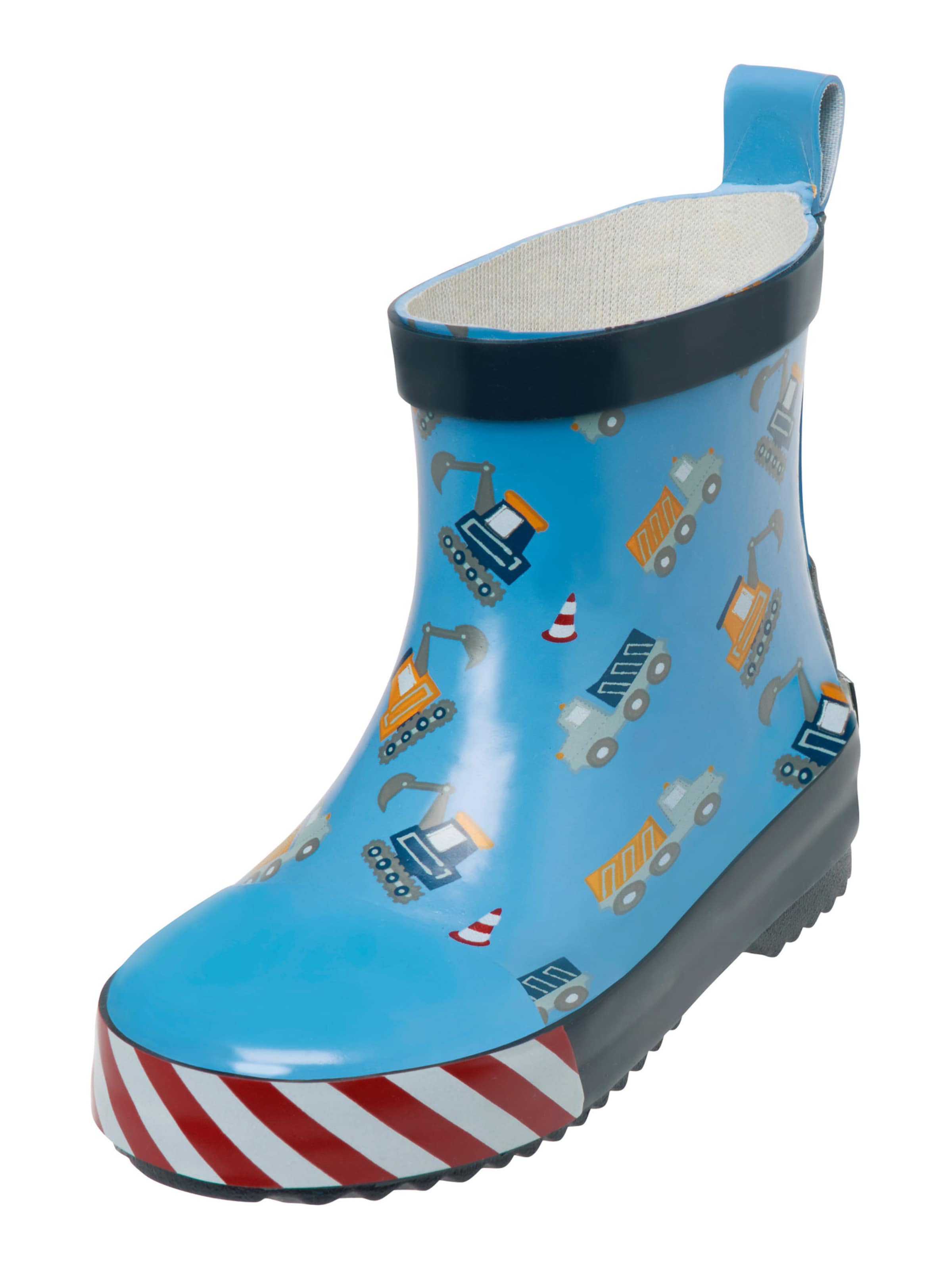 PLAYSHOES Резиновые сапоги 'Baustelle' в Синий: спереди