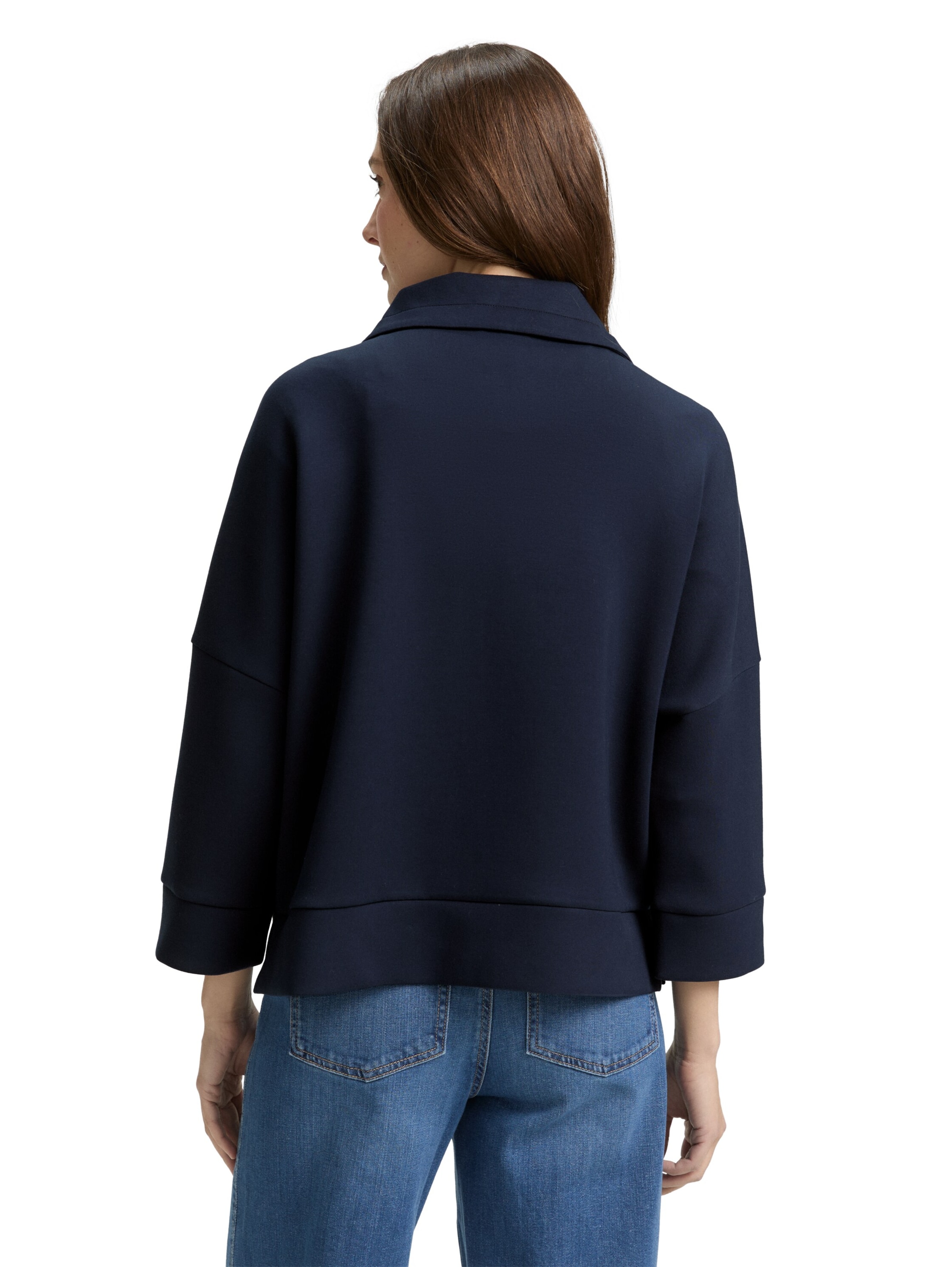 Veste de survêtement TOM TAILOR en bleu