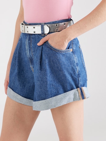 Free People - regular Pantalón vaquero plisado 'DANNI' en azul