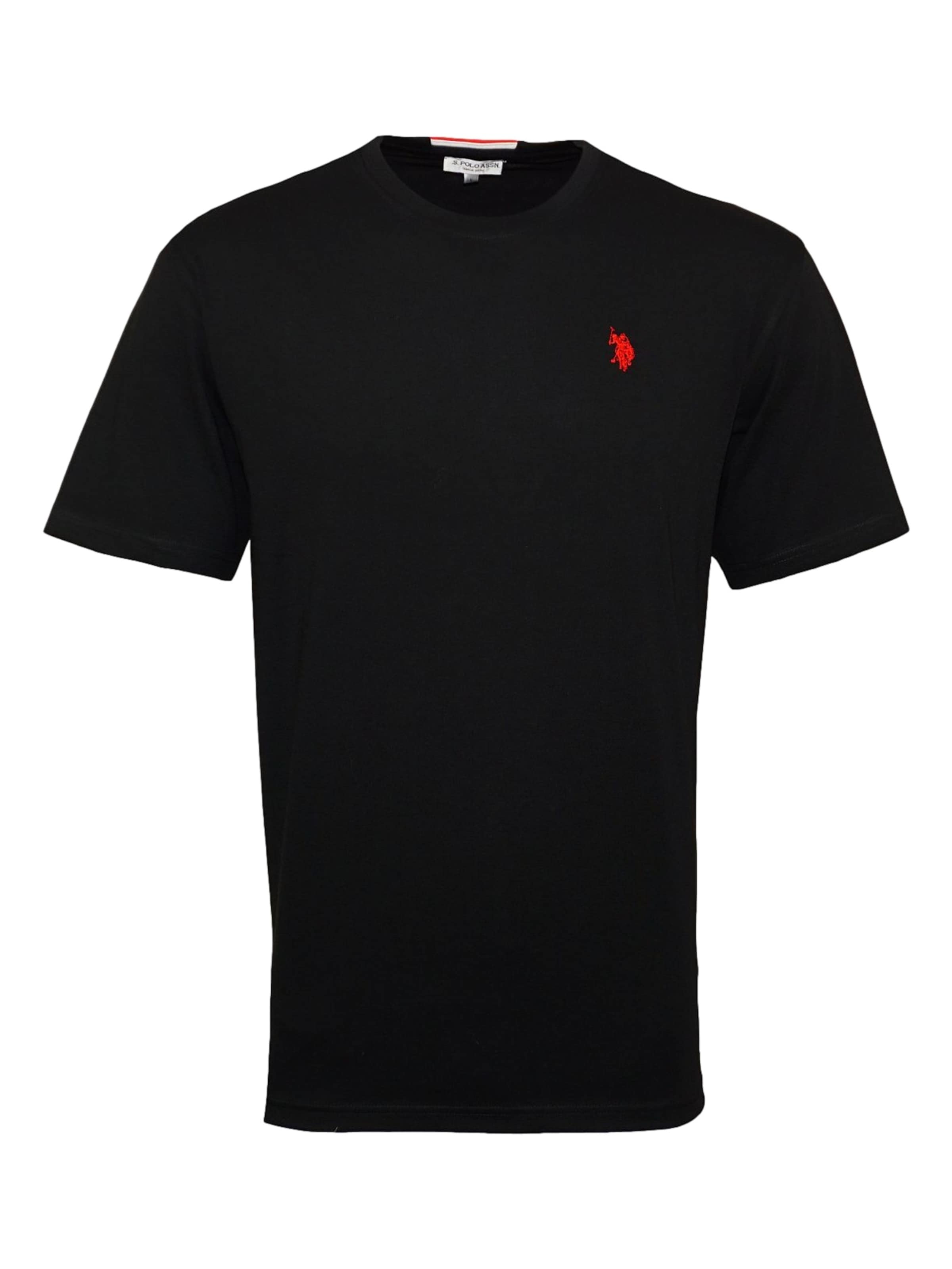 U.S. POLO ASSN. Shirt in Black: front