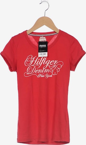 Tommy Jeans T-Shirt XS in Rot: predná strana