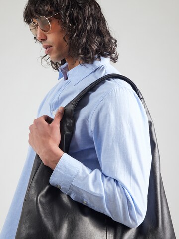 SELECTED Regular fit Button Up Shirt in Blue