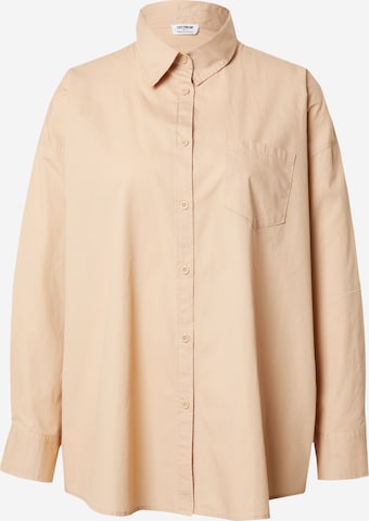 Chemisier Cotton On en beige : devant