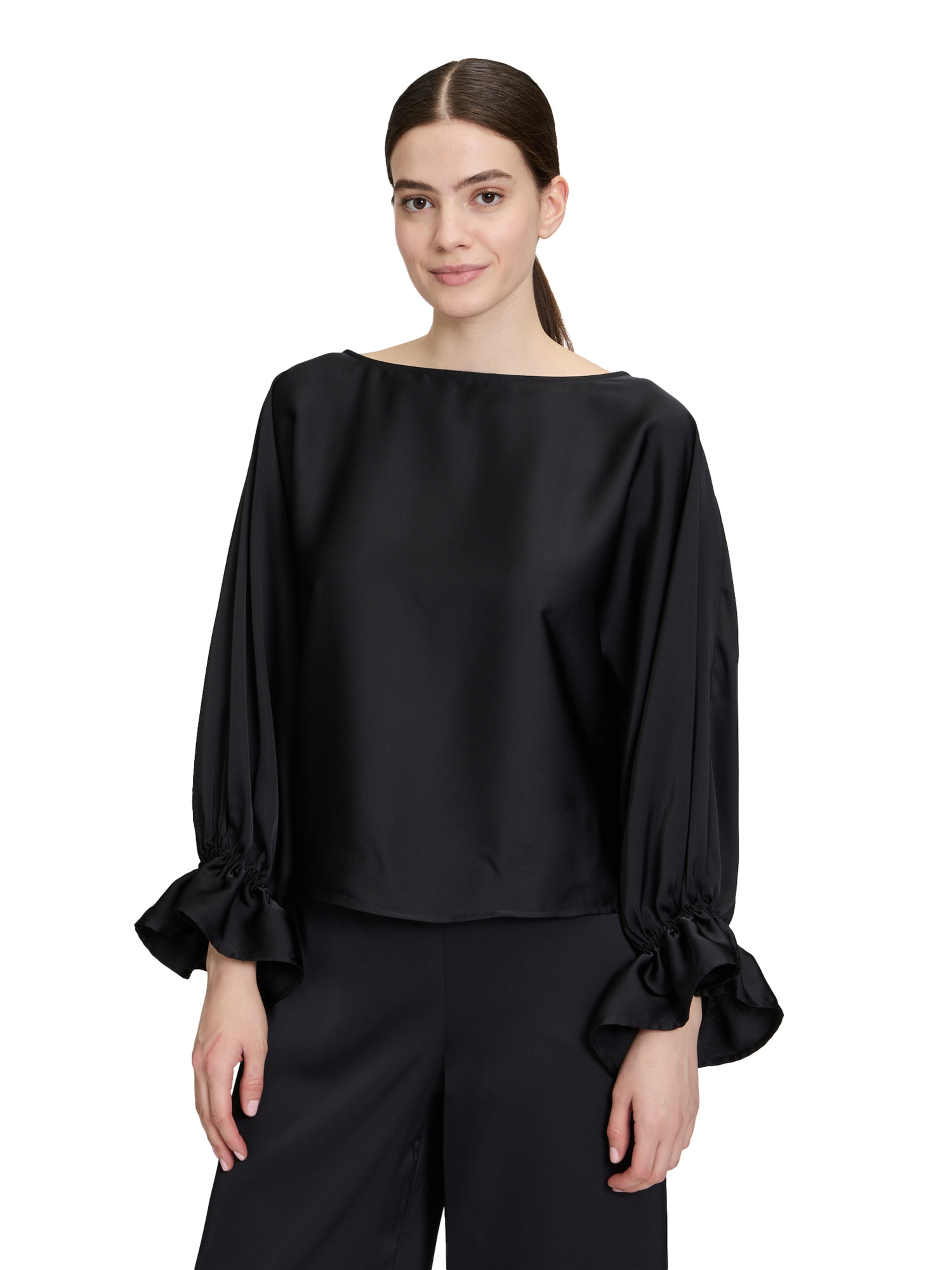 Chemisier Vera Mont en noir : devant