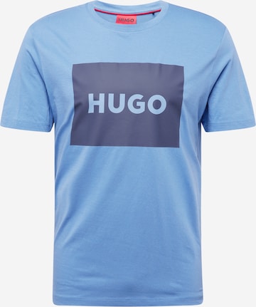 HUGO T-shirt 'Dulive222' i blå: framsida
