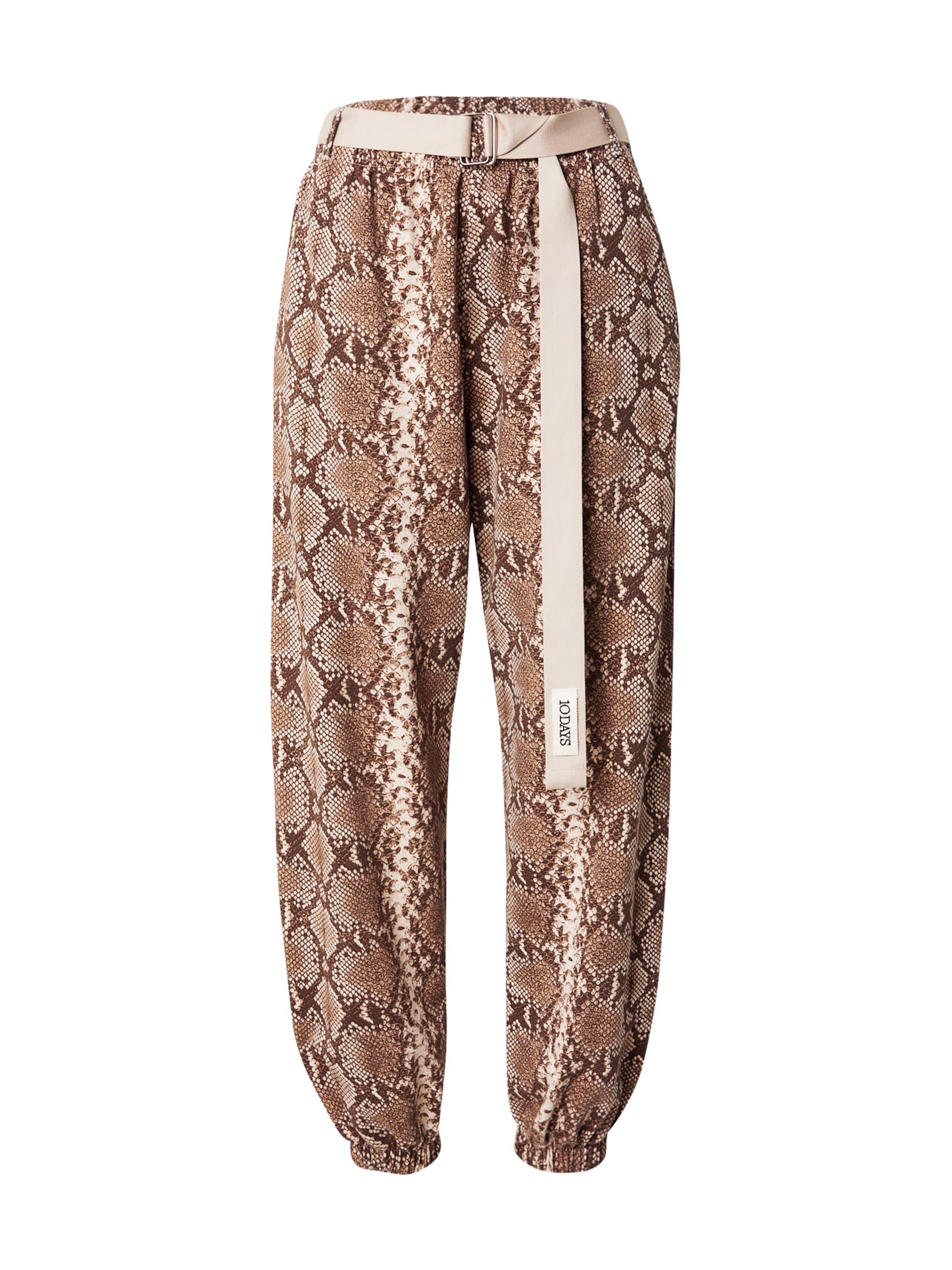 10Days Tapered Trousers in Beige: front