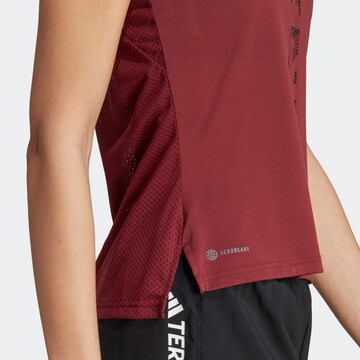 ADIDAS TERREX Performance Shirt 'Agravic' in Red
