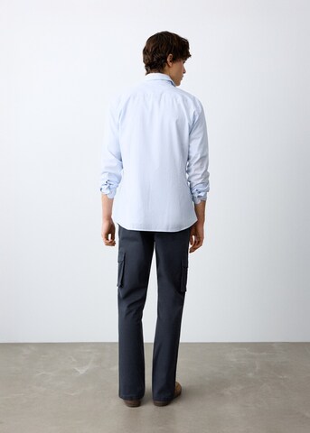 MANGO TEEN Regular Pants in Blue