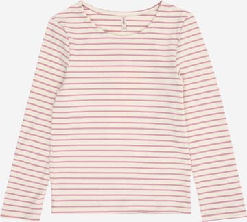 T-Shirt Only Mini en beige : devant