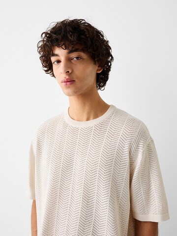 Bershka Pullover in Beige