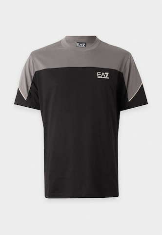 EA7 Emporio Armani Футболка 'TRAIN ATHLETIC' в Черный: спереди