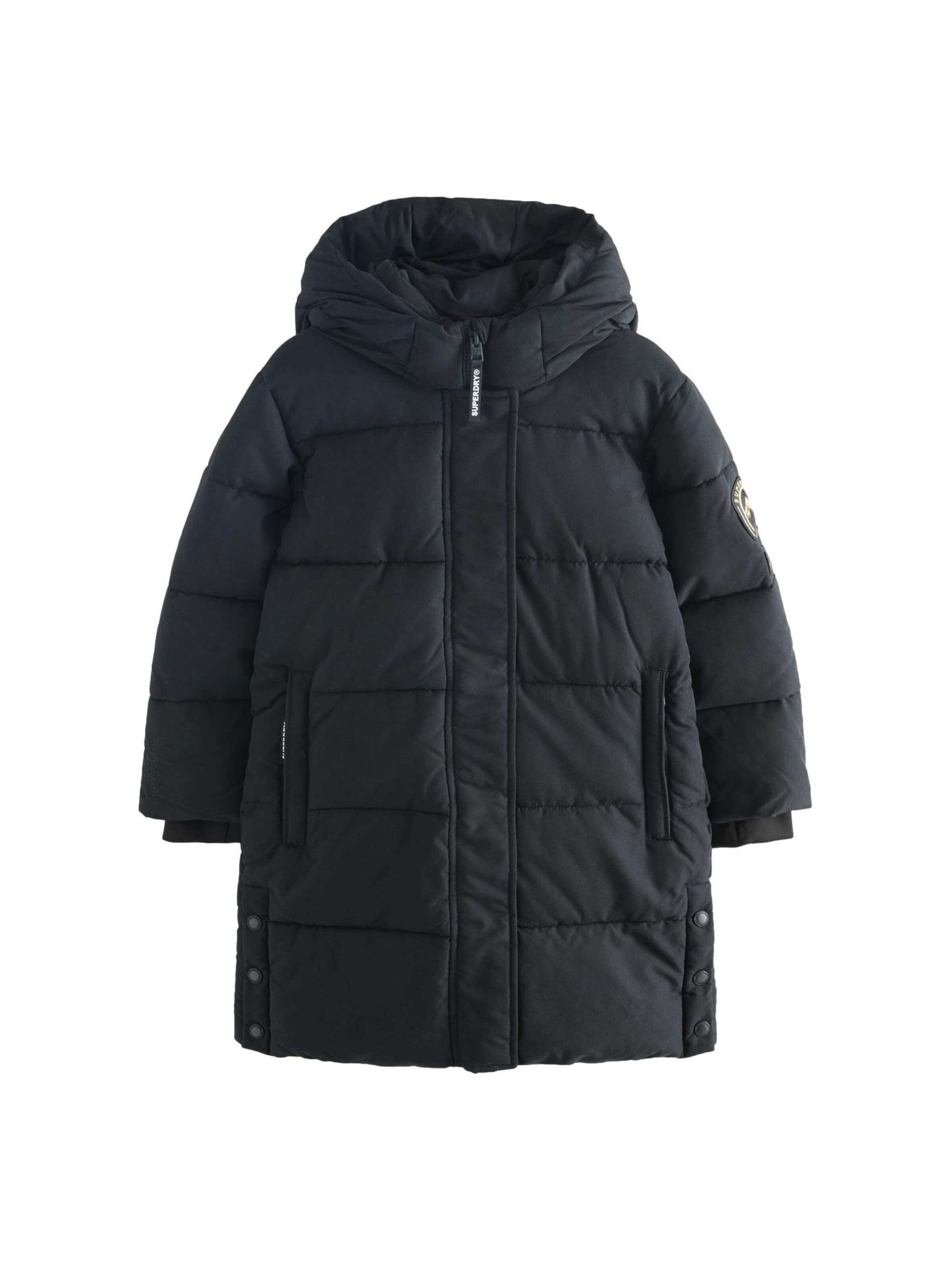 Superdry Пальто в Черный: спереди