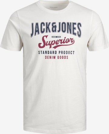 JACK & JONES Tričko – bílá: přední strana