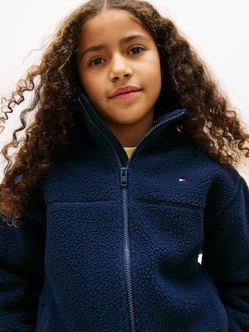 TOMMY HILFIGER Fleecejacke 'Essential' in Blau