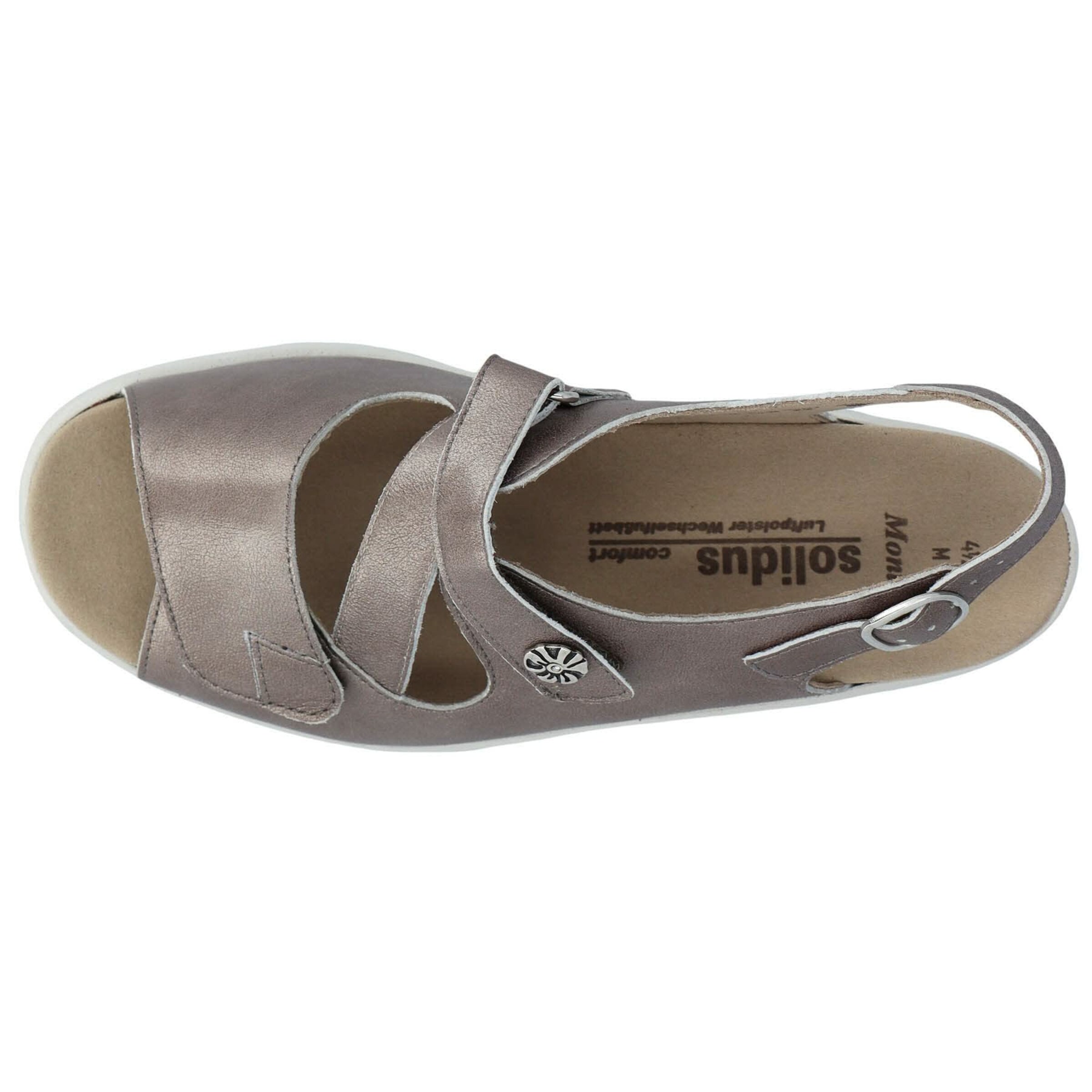 SOLIDUS Sandals 'Moni' in Beige