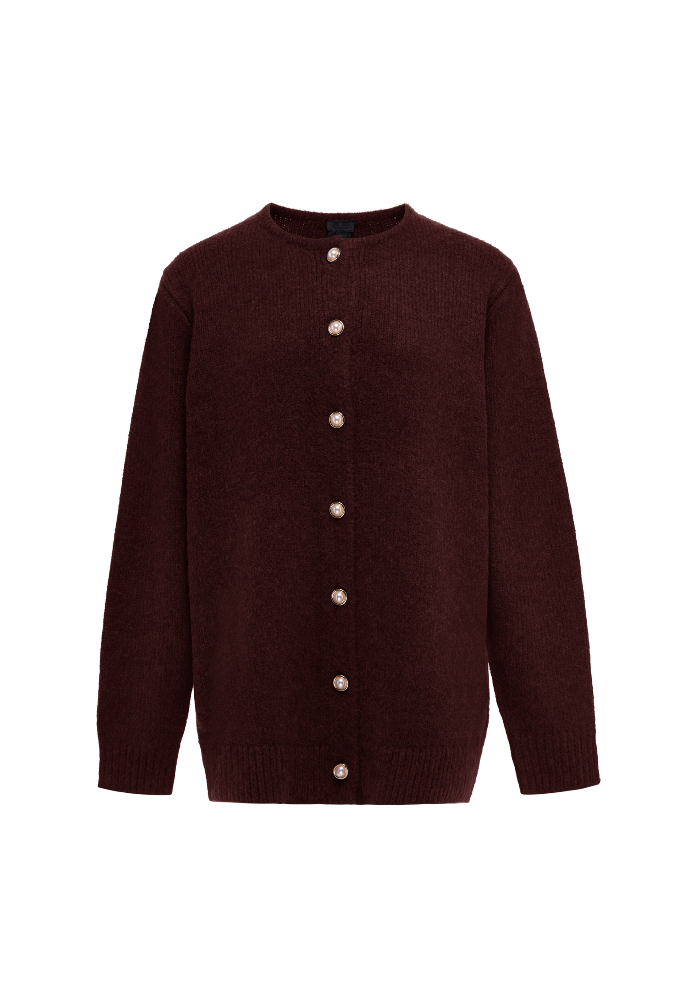 Cardigan 'Classic' DreiMaster Klassik en rouge : devant