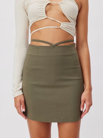 LeGer by Lena Gercke - Falda 'Mirja' en verde: frente