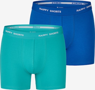 Happy Shorts Onderbroek 'Neon' in Blauw: voorkant