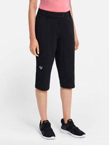 ZIENER Slim fit Workout Pants 'NESTLA-Z X-Function' in Black