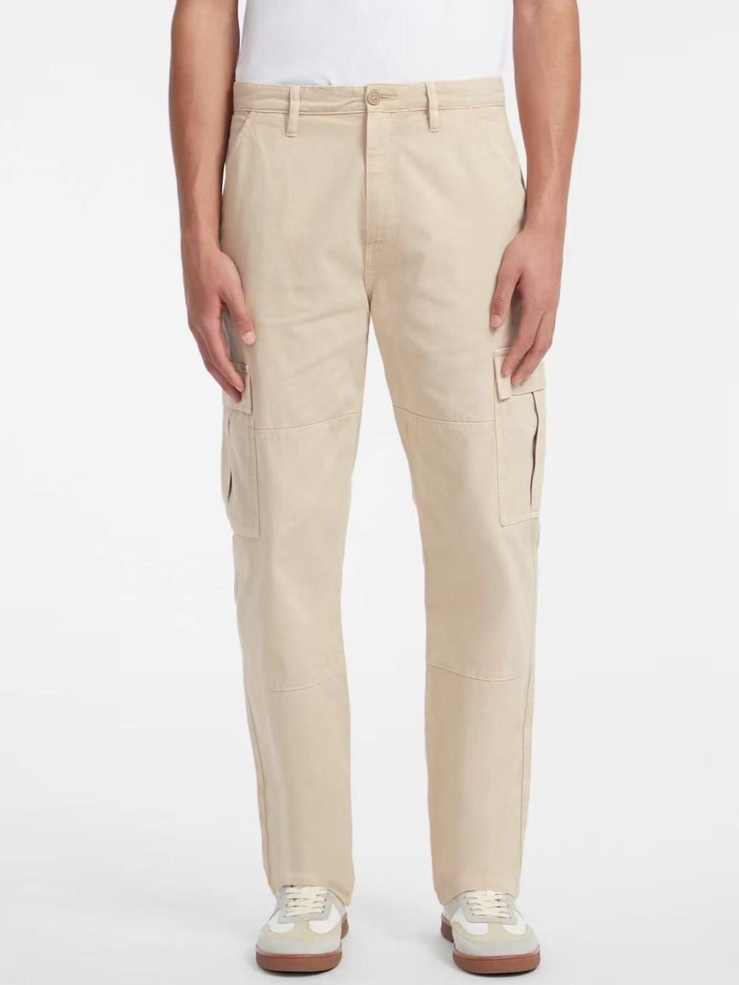 GUESS - regular Pantalón en beige: frente