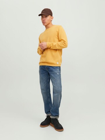 JACK & JONES Regular fit Sweater 'Leo' in Orange