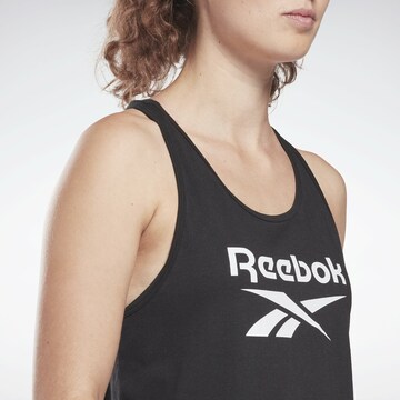 Reebok Sporttop in Zwart