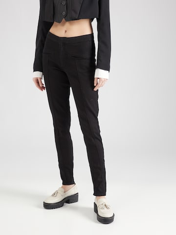 QS Regular Pants 'Sadie' in Black: front