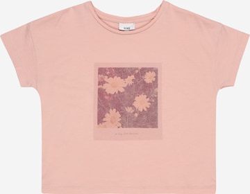 KNOT T-shirt 'Daisy' i rosa: framsida