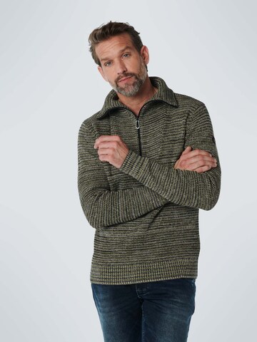 No Excess Sweater in Green: front