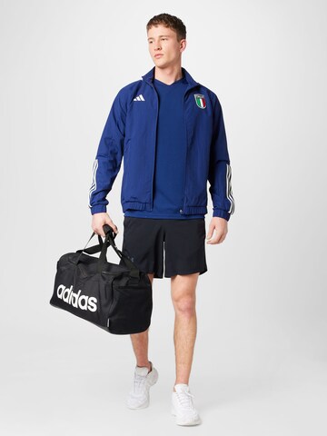 ADIDAS PERFORMANCE Träningsjacka 'Italy Tiro 23 Presentation' i blå