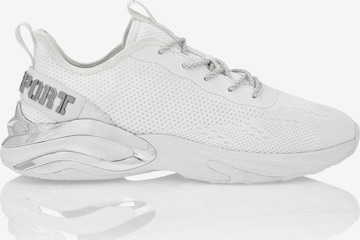 Sneaker bassa di Plein Sport in bianco: frontale