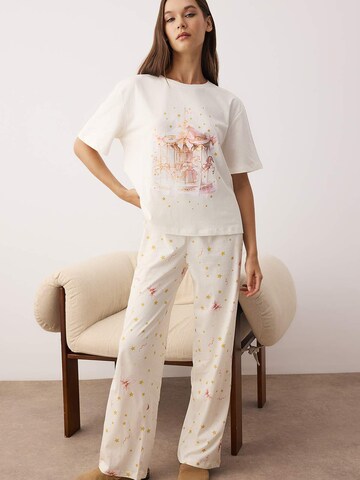 bēšs Trendyol Pidžama: no priekšpuses