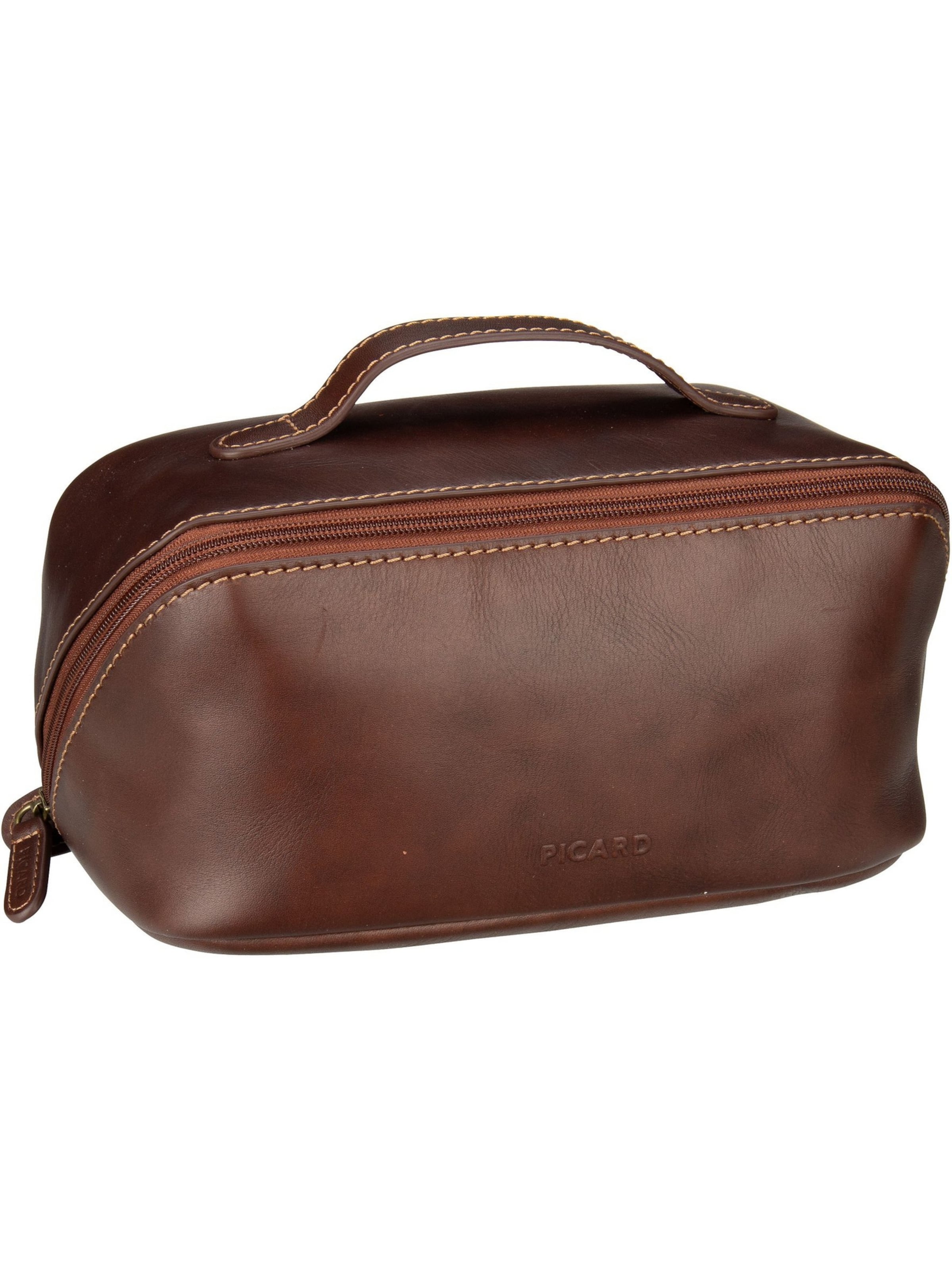 Trousses de toilette 'Toscana' Picard en marron : devant