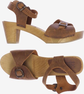 SANITA Sandals High Heeled Sandals in 37 in Brown ABOUT YOU