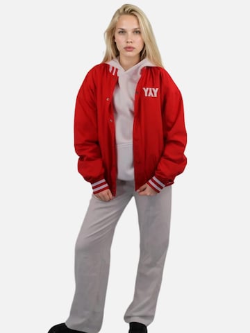 HEFTYKA Übergangsjacke 'COLLEGE JACKET'‌‌‌ in Rot