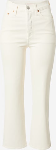 LEVI'S ®Traperice 'Ribcage Crop Boot' - bijela boja: prednji dio