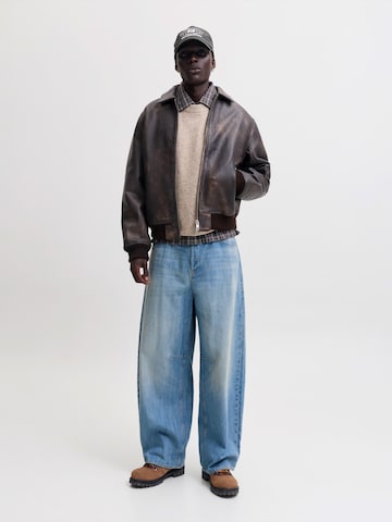Pull-over 'JCOLEGACY' JACK & JONES en beige